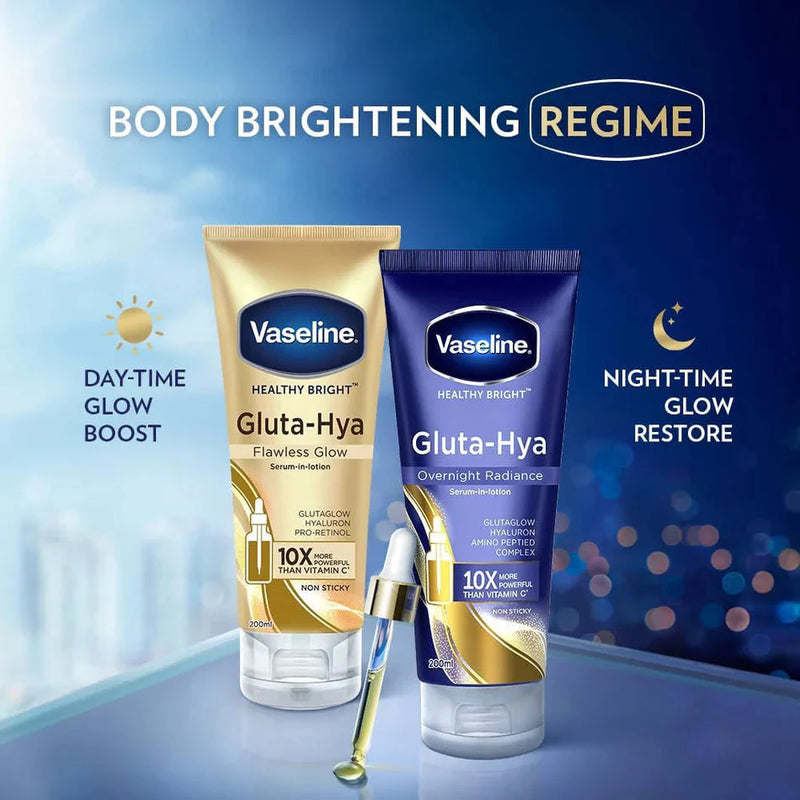 Vaseline Gluta-Hya Overnight Radiance, Serum-In-Lotion