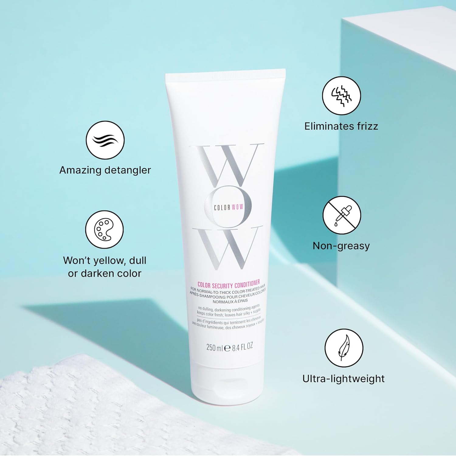 COLOR WOW Dream Clean Duo - 100% clean, sulfate-free COLOR SECURITY SHAMPOO and weightless COLOR SECURITY CONDITIONER| Achieve Super Glossy, Hydrated Hair