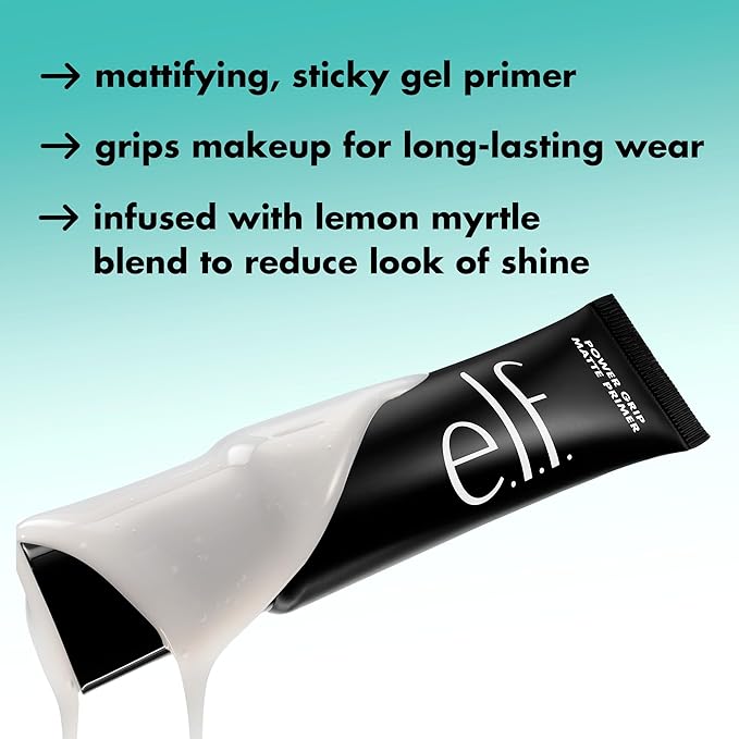 e.l.f. Power Grip Matte Primer, Gel-Based & Hydrating Face Primer