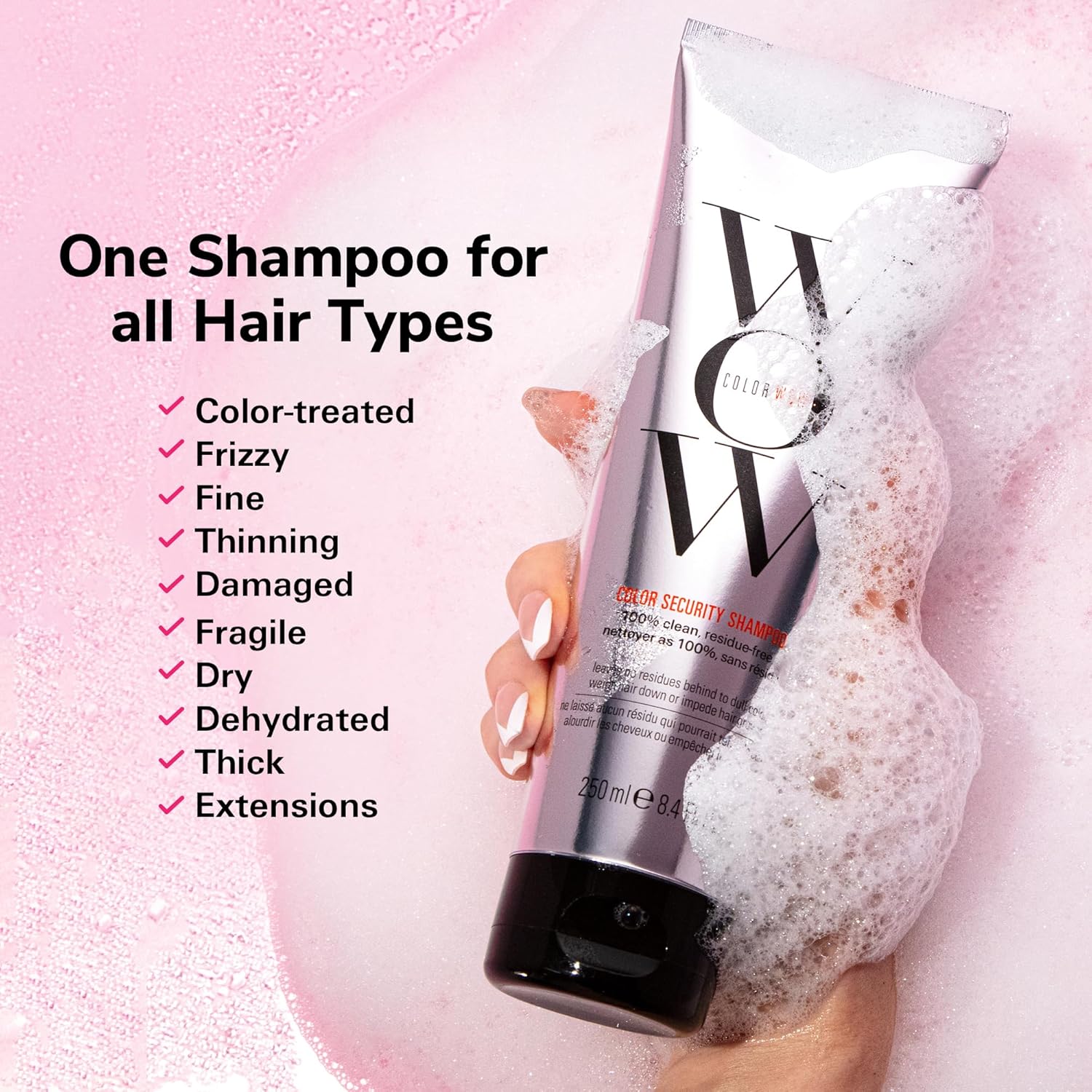 COLOR WOW Dream Clean Duo - 100% clean, sulfate-free COLOR SECURITY SHAMPOO and weightless COLOR SECURITY CONDITIONER| Achieve Super Glossy, Hydrated Hair