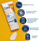 CeraVe Hydrating Mineral Sunscreen SPF 50 Face Lotion