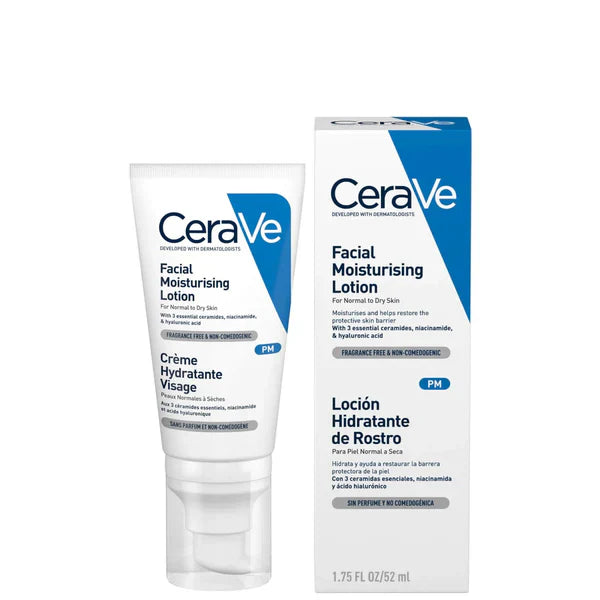 CeraVe PM Facial Moisturizing Lotion For Normal To Dry Skin
