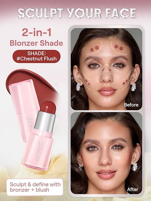 SHEGLAM Buttery Bliss Blush Stick - Buy 2 Get 1 Free