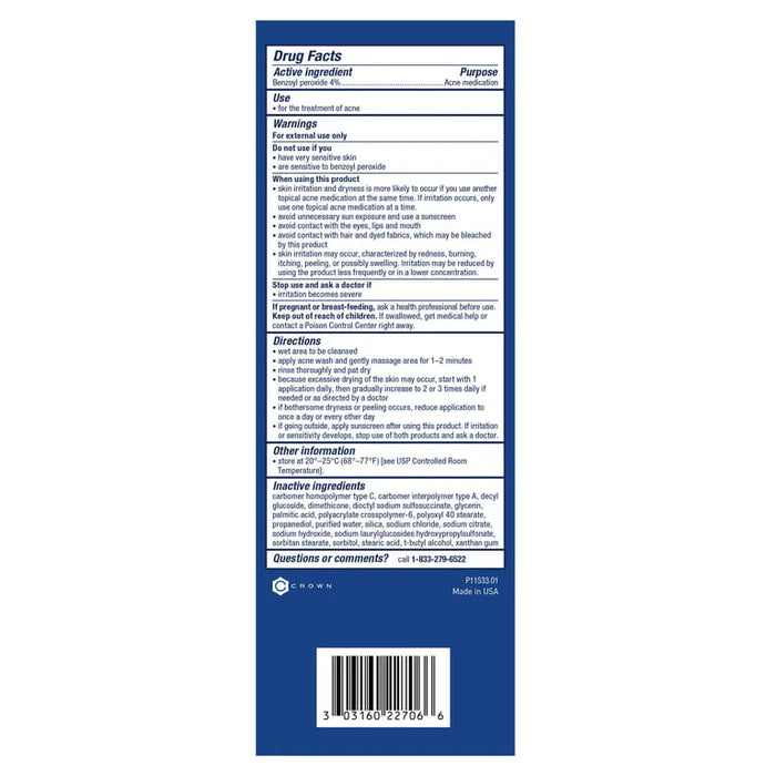 PanOxyl Acne Creamy Wash