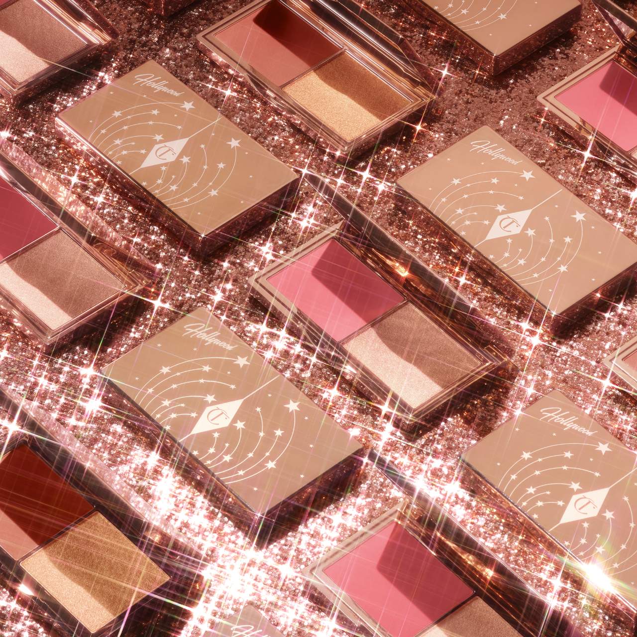 CHARLOTTE TILBURY HOLLYWOOD BLUSH & GLOW GLIDE PALETTE - TAN TO DEEP